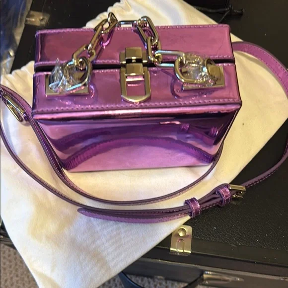 LIKE NEW Brandon Blackwood Purple Women's mini Bag - Picture 7 of 7